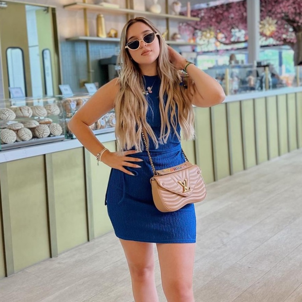 Blue dress